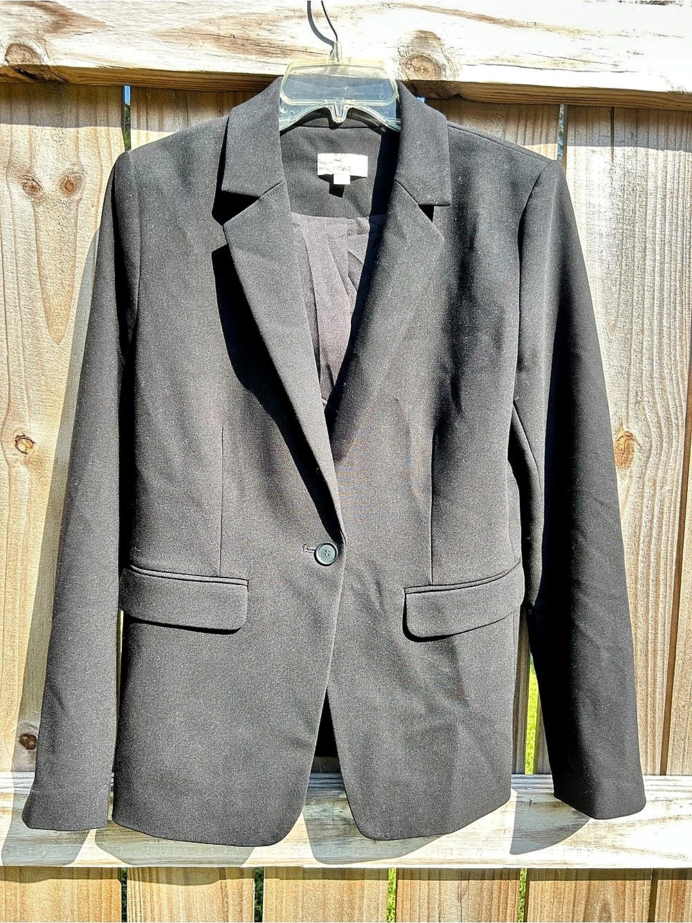 LOFT Women's Blazer in Black Size 8 35Like New